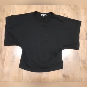AGOLDE Britt dolman-sleeve cotton T-shirt Black Size Small
